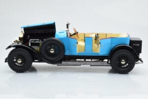 Rolls-Royce Phantom I Kabrió Kék Kyosho 1:18 08931LB Fém – 7. kép a 9-ből