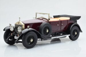 Rolls-Royce Phantom I Kabrió Bordó Piros Kyosho 1:18 08931R Fém – 2. kép a 10-ből