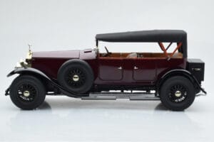 Rolls-Royce Phantom I Kabrió Bordó Piros Kyosho 1:18 08931R Fém – 4. kép a 10-ből