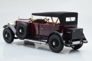 Rolls-Royce Phantom I Kabrió Bordó Piros Kyosho 1:18 08931R Fém – 6. kép a 10-ből