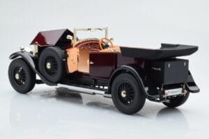 Rolls-Royce Phantom I Kabrió Bordó Piros Kyosho 1:18 08931R Fém – 7. kép a 10-ből