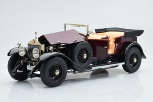 Rolls-Royce Phantom I Kabrió Bordó Piros Kyosho 1:18 08931R Fém – 9. kép a 10-ből