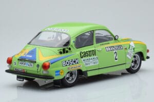 Saab 96 V4 #2 S. Blomqvist / H. Sylvan Rally Sweden 1976 IXO 1:18 18RMC085B Fém – 2. kép a 6-ből