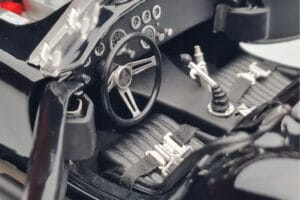 Shelby Cobra 427 S/C Fekete Kyosho 1:18 08048BK Fém – 7. kép a 9-ből