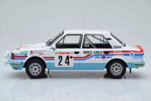 Skoda 130 L Night Version #24 J. Augland Rally Monte Carlo 1987 IXO 1:18 18RMC156 Fém – 3. kép a 6-ből