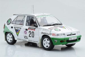 Skoda Felicia #20 S. Blomqvist / B. Cederberg Rally RAC Lombard 1995 IXO 1:18 18RMC147 Fém – 4. kép a 6-ből