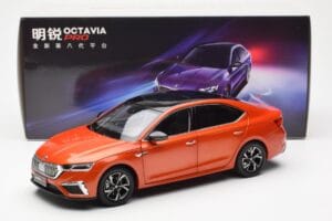 Skoda Octavia Pro Narancssárga FAW 1:18 ZMR000006ORA Fém – 8. kép a 8-ből