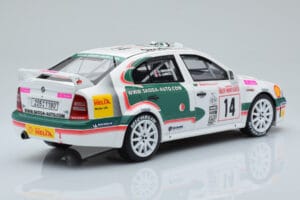 Skoda Octavia WRC #14 D. Auriol / D. Giraudet Rally Monte Carlo 2003 Otto 1:18 OT431 Gyanta – 2. kép a 6-ből