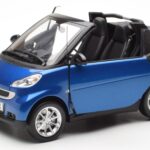 Smart Fortwo 451 Cabrio Kék & Fekete Minichamps 1:18 - image 2 of 8