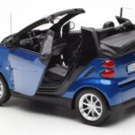 Smart Fortwo 451 Cabrio Kék & Fekete Minichamps 1:18 - image 5 of 8