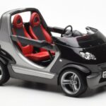 Smart Fortwo Crossblade Kabrió Ezüst Fekete Kyosho 1:18 - image 4 of 6
