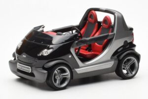 Smart Fortwo Crossblade Kabrió Ezüst Fekete Kyosho 1:18