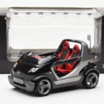 Smart Fortwo Crossblade Kabrió Ezüst Fekete Kyosho 1:18 - image 6 of 6