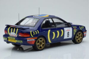 Subaru Impreza 555 #6 P. Liatti / C. Cassina Tour de Corse 1995 IXO 1:18 18RMC063C Fém – 2. kép a 6-ből