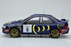 Subaru Impreza 555 #6 P. Liatti / C. Cassina Tour de Corse 1995 IXO 1:18 18RMC063C Fém – 3. kép a 6-ből