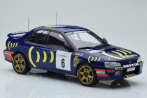 Subaru Impreza 555 #6 P. Liatti / C. Cassina Tour de Corse 1995 IXO 1:18 18RMC063C Fém – 4. kép a 6-ből