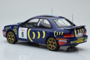 Subaru Impreza 555 #6 P. Liatti / C. Cassina Tour de Corse 1995 IXO 1:18 18RMC063C Fém – 5. kép a 6-ből