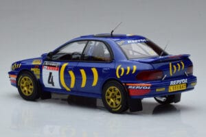 Subaru Impreza #4 C. McRae / D. Ringer Winner RAC Rally 1994 Kyosho 1:18 08962A Fém – 6. kép a 9-ből