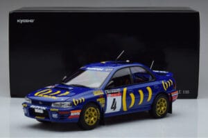 Subaru Impreza #4 C. McRae / D. Ringer Winner RAC Rally 1994 Kyosho 1:18 08962A Fém – 9. kép a 9-ből