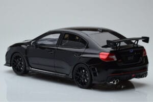 Subaru Impreza WRX STI Nurburgring Challenge Package Fekete Kyosho 1:18 KSR18021BK Gyanta – 5. kép a 6-ből
