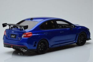 Subaru Impreza WRX STI Nurburgring Challenge Package Kék Kyosho 1:18 KSR18021BL Gyanta – 2. kép a 5-ből