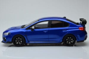 Subaru Impreza WRX STI Nurburgring Challenge Package Kék Kyosho 1:18 KSR18021BL Gyanta – 3. kép a 5-ből