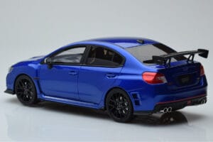 Subaru Impreza WRX STI Nurburgring Challenge Package Kék Kyosho 1:18 KSR18021BL Gyanta – 4. kép a 5-ből