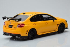 Subaru Impreza WRX STI Nurburgring Challenge Package Sárga Kyosho 1:18 KSR18021Y Gyanta – 2. kép a 5-ből
