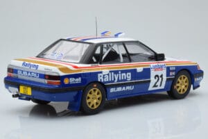Subaru Legacy RS #21 C. McRae / D. Ringer RAC Rally 1991 IXO 1:18 18RMC080B Fém – 2. kép a 6-ből