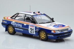Subaru Legacy RS #21 C. McRae / D. Ringer RAC Rally 1991 IXO 1:18 18RMC080B Fém – 4. kép a 6-ből