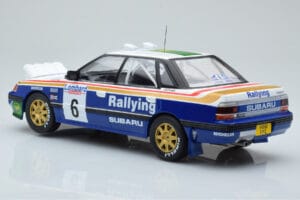 Subaru Legacy RS Night Version #6 M. Alen / I. Kivimaki RAC Rally 1991 IXO 1:18 18RMC080A Fém – 5. kép a 6-ből