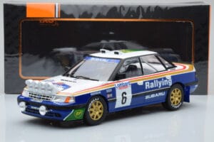 Subaru Legacy RS Night Version #6 M. Alen / I. Kivimaki RAC Rally 1991 IXO 1:18 18RMC080A Fém – 6. kép a 6-ből