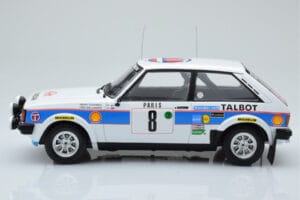 Talbot Sunbeam Lotus Night Version #8 H. Toivonen / P. White Rally Monte Carlo 1981 IXO 1:18 18RMC095B Fém – 3. kép a 6-ből