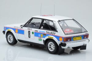 Talbot Sunbeam Lotus Night Version #8 H. Toivonen / P. White Rally Monte Carlo 1981 IXO 1:18 18RMC095B Fém – 5. kép a 6-ből