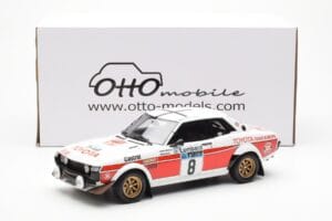 Toyota Celica 2000 GT RA21 #8 H. Mikkola / A. Hertz Lombard RAC Rally 1977 Otto 1:18 OT1044 Gyanta – 6. kép a 6-ből