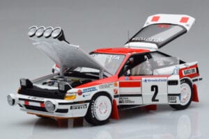 Toyota Celica GT-Four ST165 #2 C. Sainz / L. Moya Winner Rally Monte Carlo 1991 Kyosho 1:18 08961B Fém – 2. kép a 12-ből