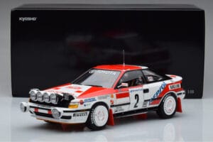 Toyota Celica GT-Four ST165 #2 C. Sainz / L. Moya Winner Rally Monte Carlo 1991 Kyosho 1:18 08961B Fém – 12. kép a 12-ből