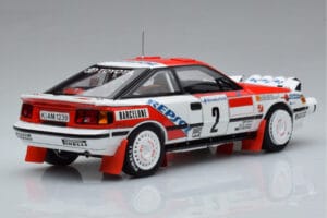 Toyota Celica GT-Four ST165 #2 C. Sainz / L. Moya Winner Rally Monte Carlo 1991 Kyosho 1:18 08961B Fém – 3. kép a 12-ből