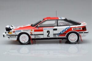Toyota Celica GT-Four ST165 #2 C. Sainz / L. Moya Winner Rally Monte Carlo 1991 Kyosho 1:18 08961B Fém – 4. kép a 12-ből