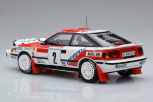 Toyota Celica GT-Four ST165 #2 C. Sainz / L. Moya Winner Rally Monte Carlo 1991 Kyosho 1:18 08961B Fém – 6. kép a 12-ből