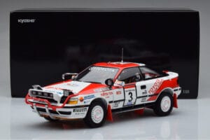 Toyota Celica GT-Four ST165 #3 B. Waldegard / F. Gallagher Winner Safari Rally 1990 Kyosho 1:18 08961A Fém – 12. kép a 12-ből