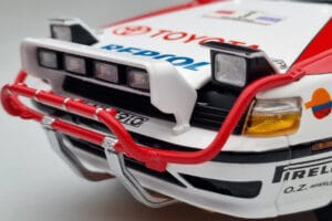Toyota Celica GT-Four ST165 #3 B. Waldegard / F. Gallagher Winner Safari Rally 1990 Kyosho 1:18 08961A Fém – 10. kép a 12-ből
