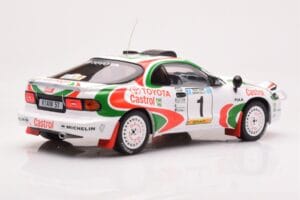 Toyota Celica Turbo 4WD ST185 #1 J. Kankkunen / J. Piironen Safari Rally 1993 IXO 1:18 18RMC150A Fém – 2. kép a 6-ből