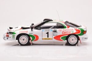 Toyota Celica Turbo 4WD ST185 #1 J. Kankkunen / J. Piironen Safari Rally 1993 IXO 1:18 18RMC150A Fém – 3. kép a 6-ből