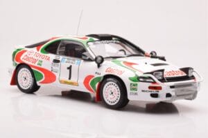 Toyota Celica Turbo 4WD ST185 #1 J. Kankkunen / J. Piironen Safari Rally 1993 IXO 1:18 18RMC150A Fém – 4. kép a 6-ből