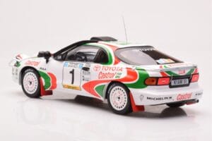 Toyota Celica Turbo 4WD ST185 #1 J. Kankkunen / J. Piironen Safari Rally 1993 IXO 1:18 18RMC150A Fém – 5. kép a 6-ből