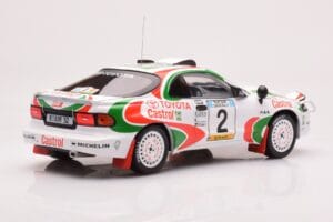 Toyota Celica Turbo 4WD ST185 #2 M. Alén / I. Kivimäki Safari Rally 1993 IXO 1:18 18RMC150B Fém – 2. kép a 6-ből