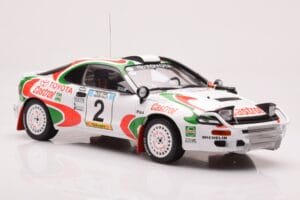 Toyota Celica Turbo 4WD ST185 #2 M. Alén / I. Kivimäki Safari Rally 1993 IXO 1:18 18RMC150B Fém – 4. kép a 6-ből