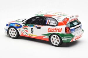 Toyota Corolla WRC #9 D. Auriol / D. Giraudet Rally Catalunya 1998 Otto 1:18 OT1102 Gyanta – 5. kép a 6-ből