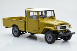 Toyota Land Cruiser 40 4x4 Pickup Olíva Kyosho 1:18 08958K Fém – 6. kép a 8-ből